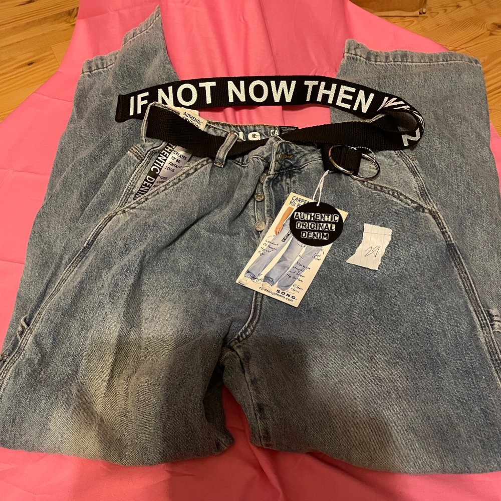 90’s Boyfriend Jeans by S.O.N.G. Size 9/29 NWT